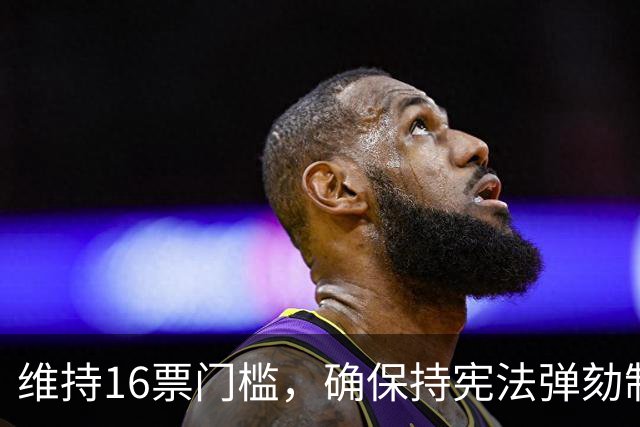 维持16票门槛，确保持宪法弹劾制度的严肃性